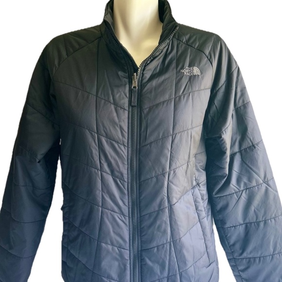 New The North Face Black Nylon Polyester Puffer Jacket size L - Picture 1 of 13